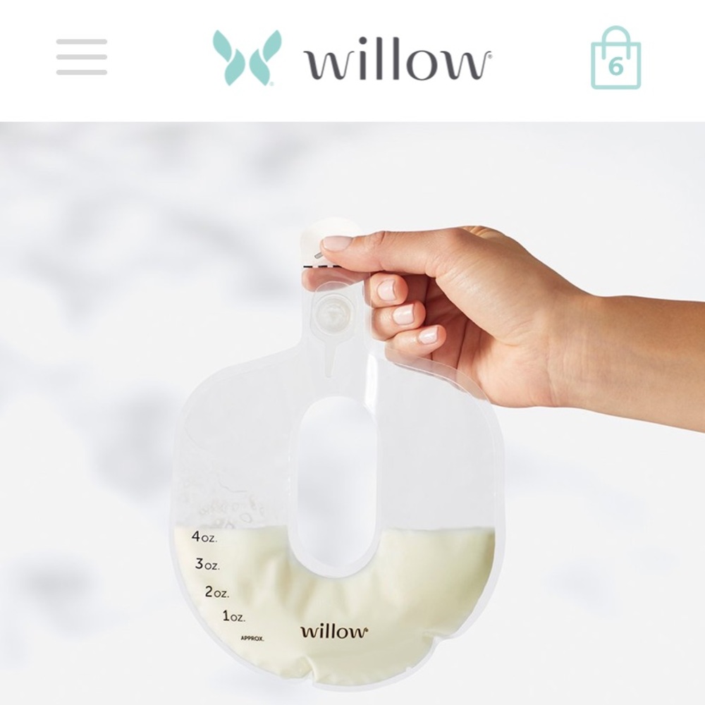 Willow pump milk bags quantity 264. New and sealed